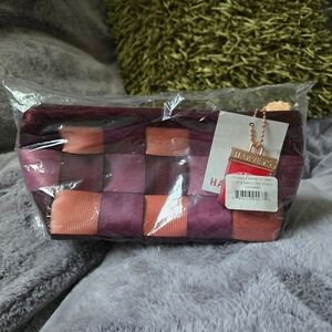 Harveys Woven Cosmetic Bag in Pink and Purple